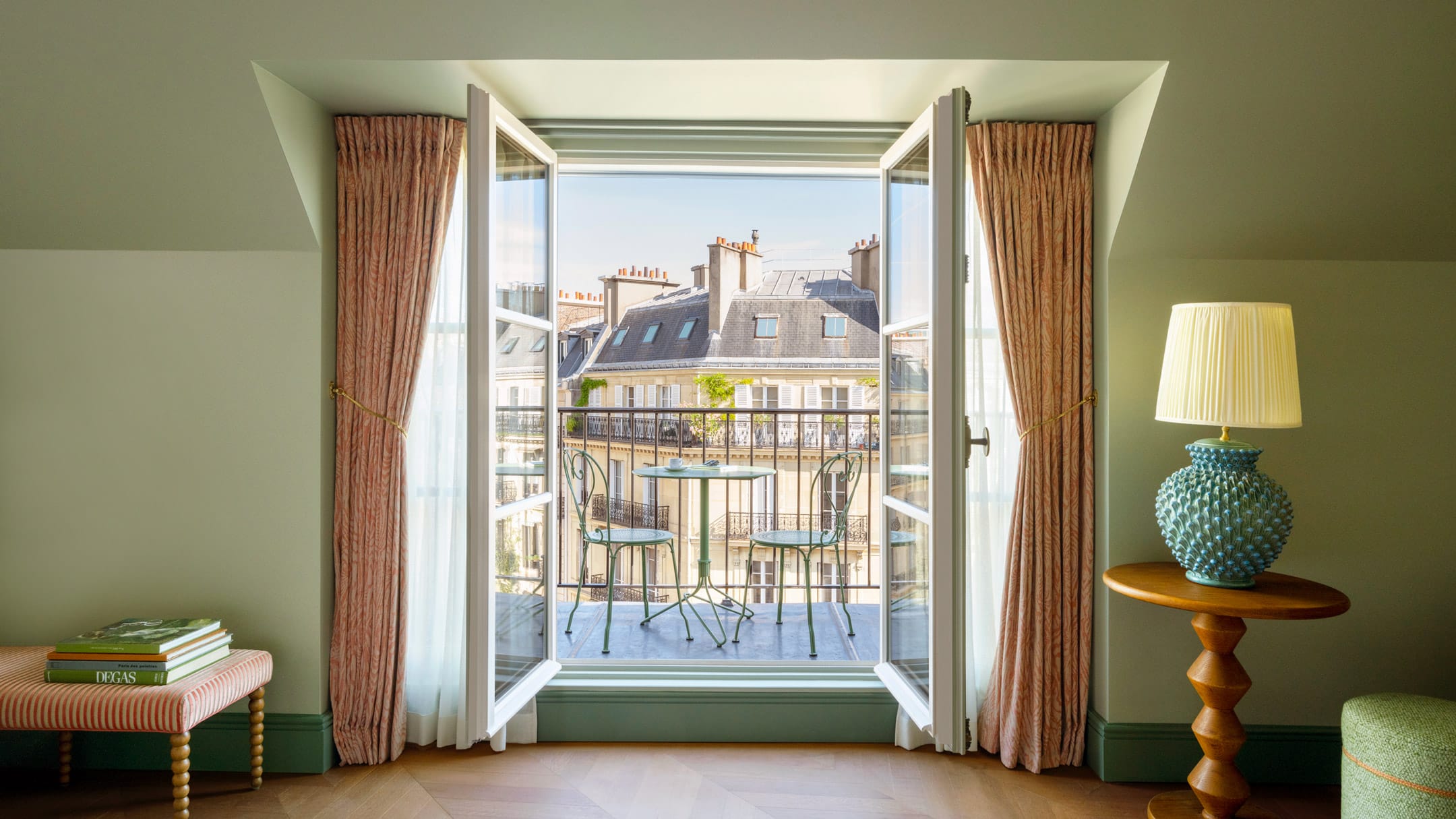 Vue balcon suite Le grand mazarin