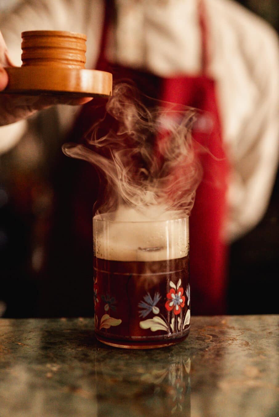 Cocktail fumé bar boubalé