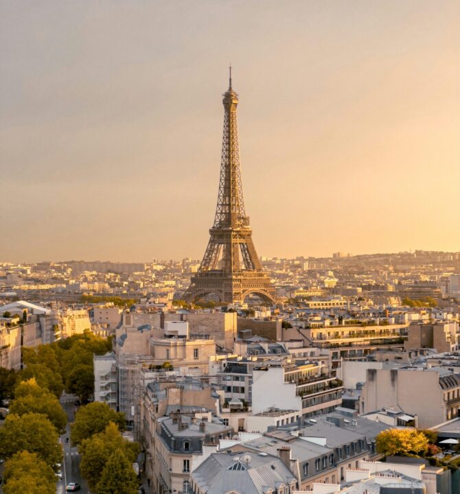 vue sur la tour eiffel